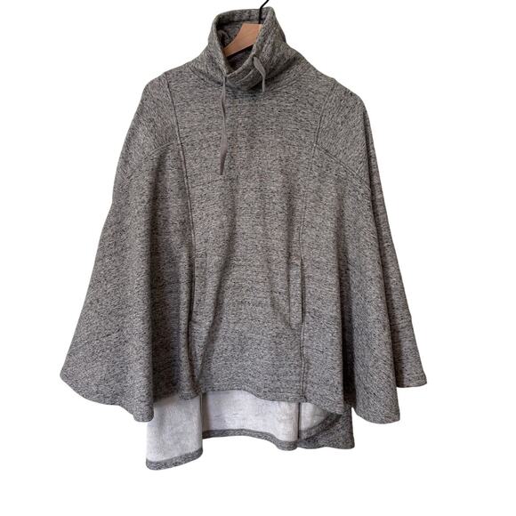 Ugg Gray Picot Poncho Sweater Cape Xs/S - Picture 2 of 10